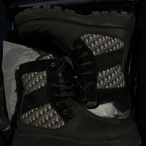 Dior Garden Lace Up Boot